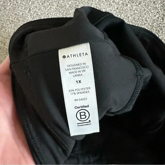 NWT Plus Size Athleta Accelerate Crop Leggings Size 1X‎ - Picture 8 of 8